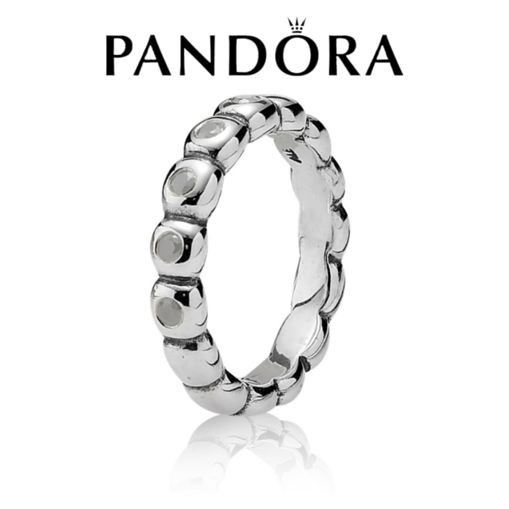 Pandora Silver Hope Ice ring